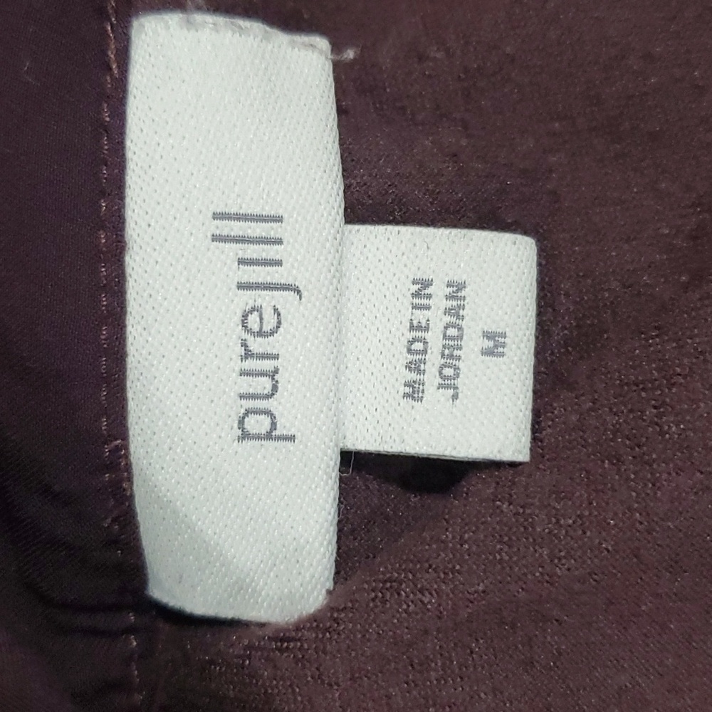 J.jill purple velour top size M - Picture 10 of 13
